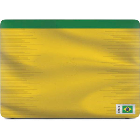 Brazil Soccer Flag Apple MacBook Pro 16-inch Skin
